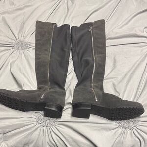 Michael Kors Over the Knee Gray Boots